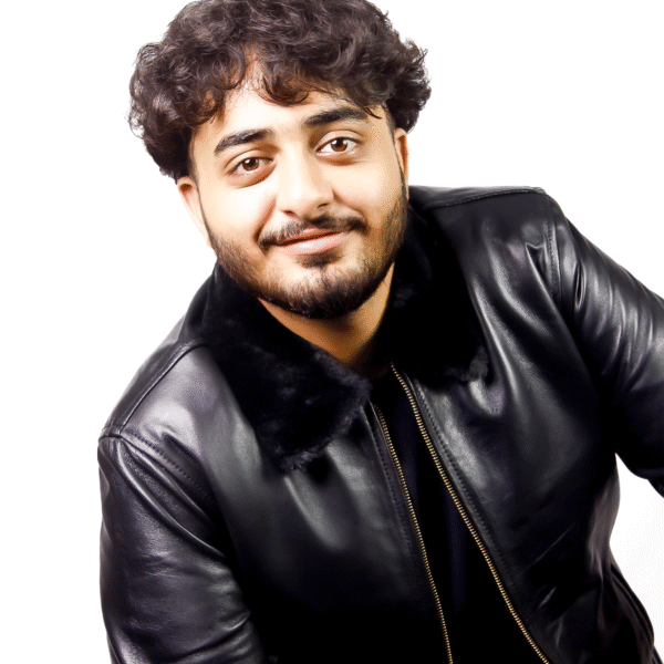 Men’s Shearling Collar Leather Jacket