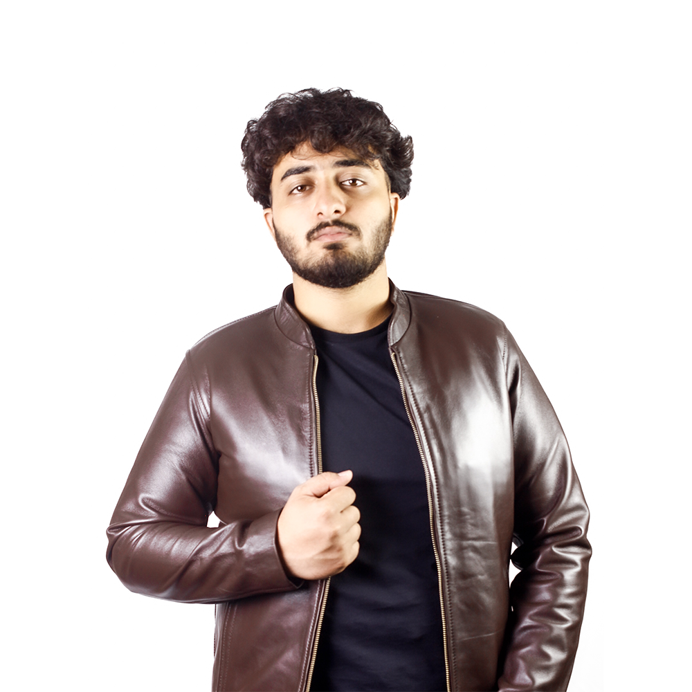 Miraz Classic Biker Jacket | Genuine Sheep Nappa Leather