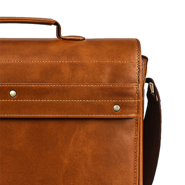 Miraz Premium Leather Briefcase – 16" Laptop Fit