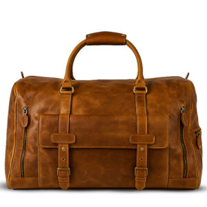 Miraz Premium Leather Duffle Bag – Buffalo & Cowhide Collection