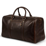 Miraz Buffalo Leather Duffle Bag | Handcrafted Travel Companion (Brown)