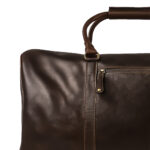 Miraz Buffalo Leather Duffle Bag | Handcrafted Travel Companion (Brown)