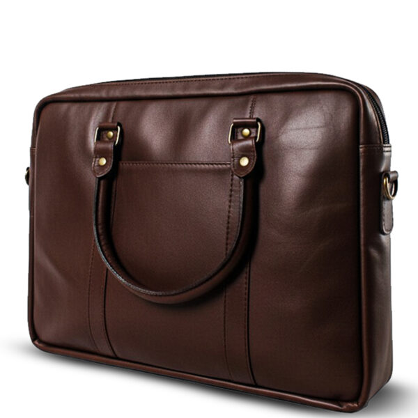 Slim Leather Laptop Bag