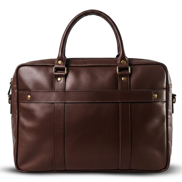 Slim Leather Laptop Bag