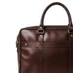 Slim Leather Laptop Bag