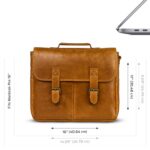 Miraz Premium Leather Briefcase – 16" Laptop Fit