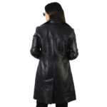 Miraz Longline Women’s Leather Coat
