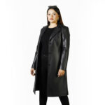 Miraz Longline Women’s Leather Coat