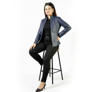 Miraz Women’s Racer Leather Jacket