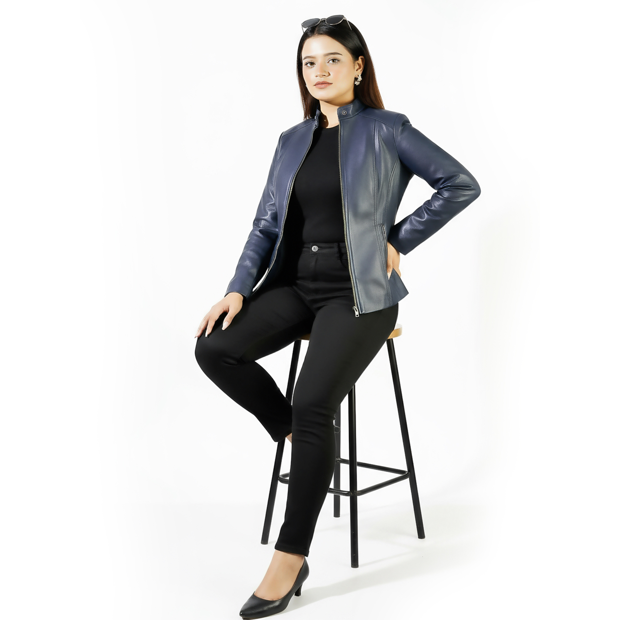 Miraz Women’s Racer Leather Jacket