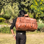 Miraz Premium Leather Duffle Bag – Buffalo & Cowhide Collection
