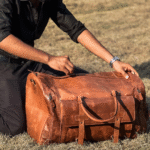 Miraz Premium Leather Duffle Bag – Buffalo & Cowhide Collection