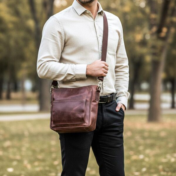 Miraz Premium Leather Crossbody Bag | Elegant Everyday Leather Design