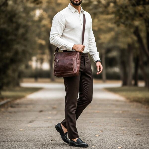 Miraz Premium Leather Crossbody Bag | Elegant Everyday Leather Design