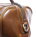 MIRAZ Classic Leather Travel Duffle Bag