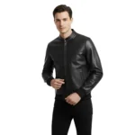 Miraz Men’s Premium Nappa Leather Bomber Jacket