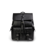 Miraz Leather Buckle-Flap Backpack | Classic Drawstring Edition