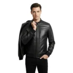 Miraz Men’s Premium Nappa Leather Bomber Jacket