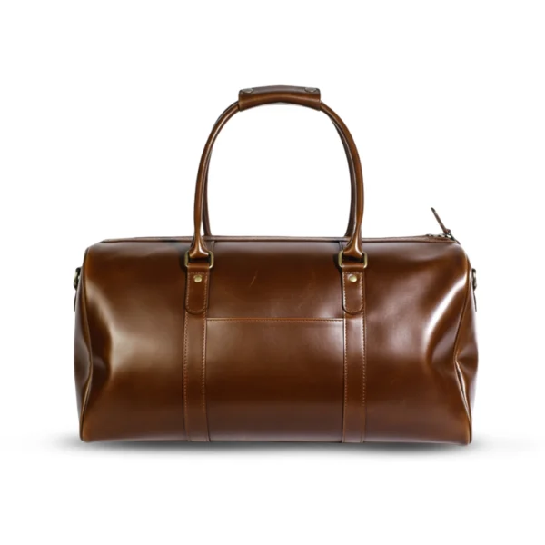 MIRAZ Classic Leather Travel Duffle Bag