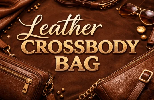 Leather crossbody bag